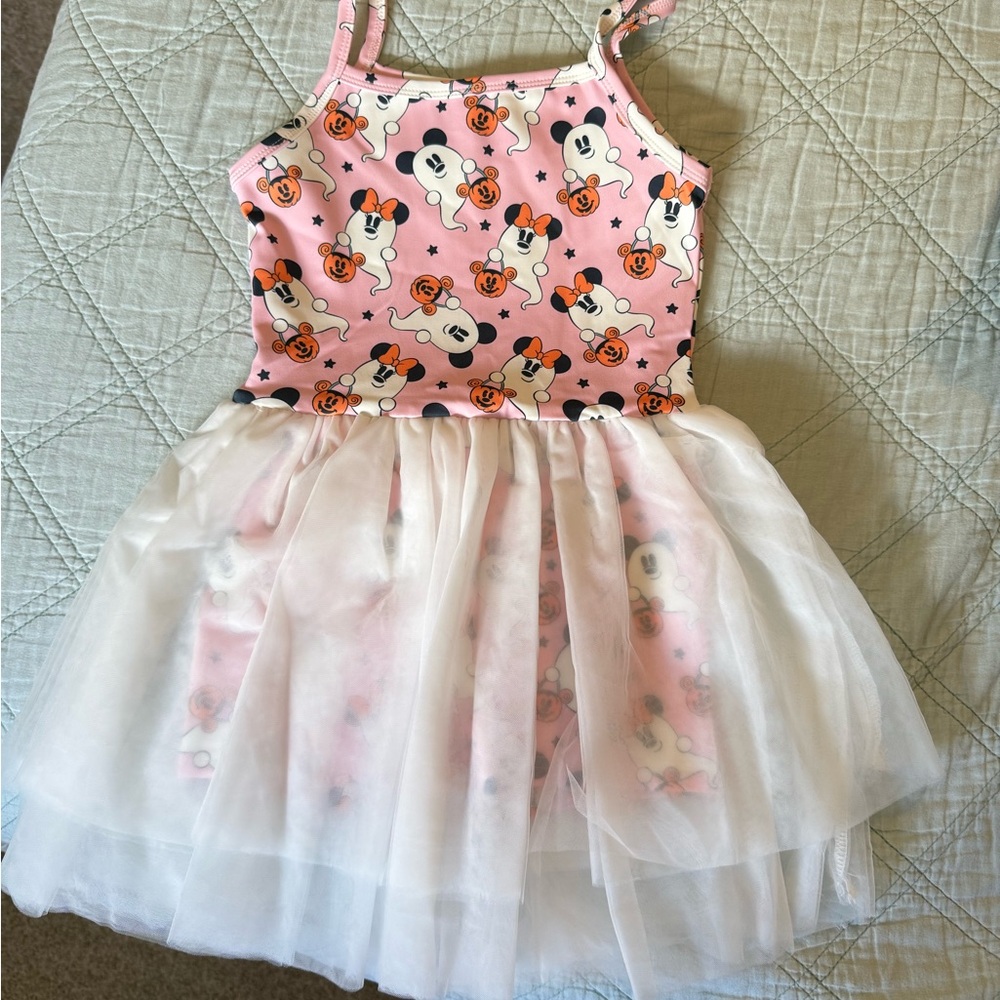 Girls tutu dress- pink ghouls